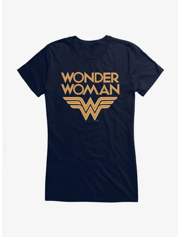 Buy 👏 DC Comics Wonder 👩 Woman Gold Wonder 👧 Girls T-Shirt ✨ - Image 4
