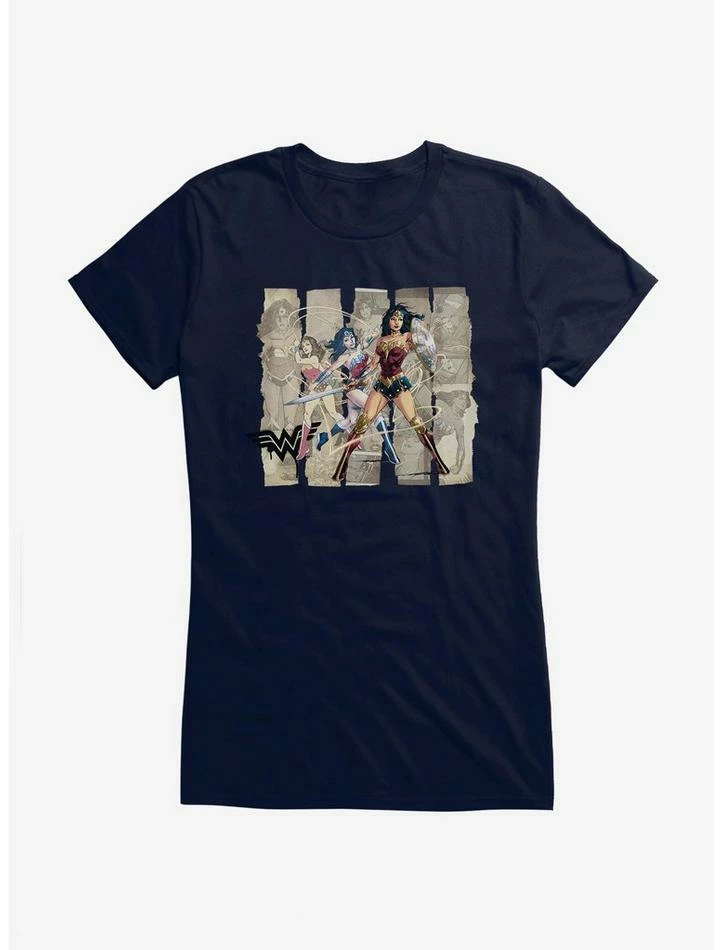 Promo ๐ DC Comics Wonder ๐ฉ Woman Multi Layered ๐ง Girls T-Shirt โ๏ธ - Image 4