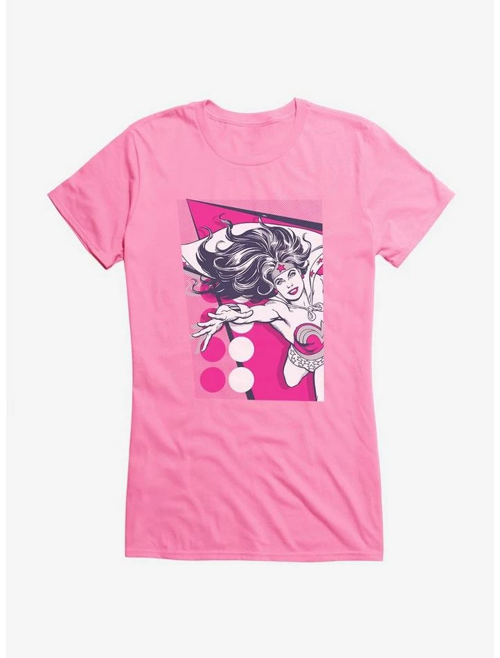 Promo 🤩 DC Comics Wonder 👩 Woman Multi Graphic 👧 Girls T-Shirt 🌟