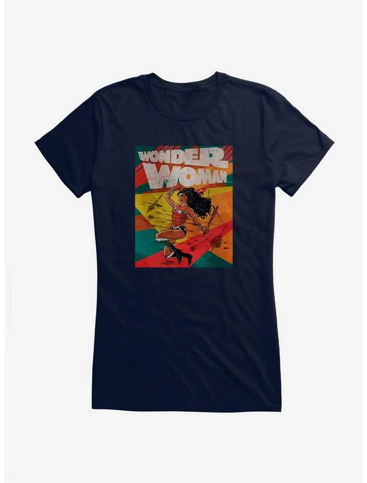 Cheap ⭐ DC Comics Wonder 👩 Woman Offensive Charge 👧 Girls T-Shirt 🔔 - Image 4