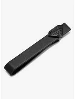 New 🛒 DC Comics Superman Black Superman Tie Bar 🤩