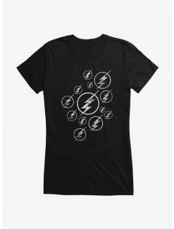 Top 10 👍 DC Comics The Flash Flash Logo 👧 Girls T-Shirt 👏