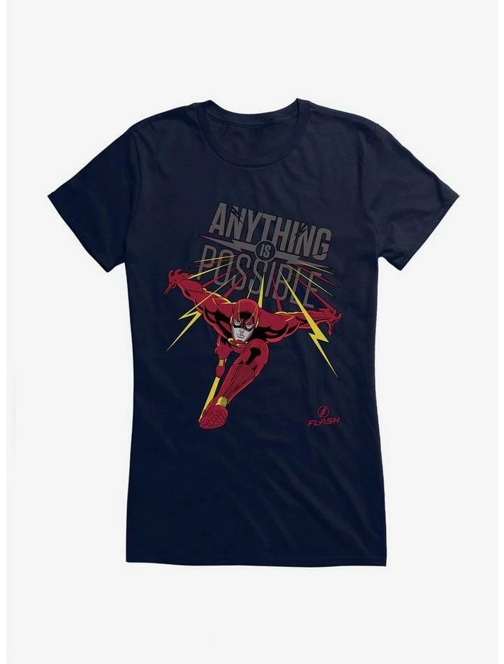 Best reviews of ๐ DC Comics The Flash Flash On The Go ๐ง Girls T-Shirt ๐คฉ - Image 4
