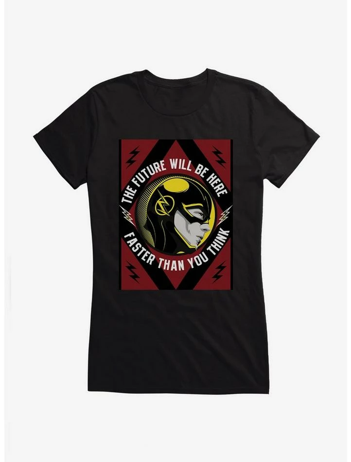 Best reviews of 😉 DC Comics The Flash Faster Than You Think 👧 Girls T-Shirt 🥰