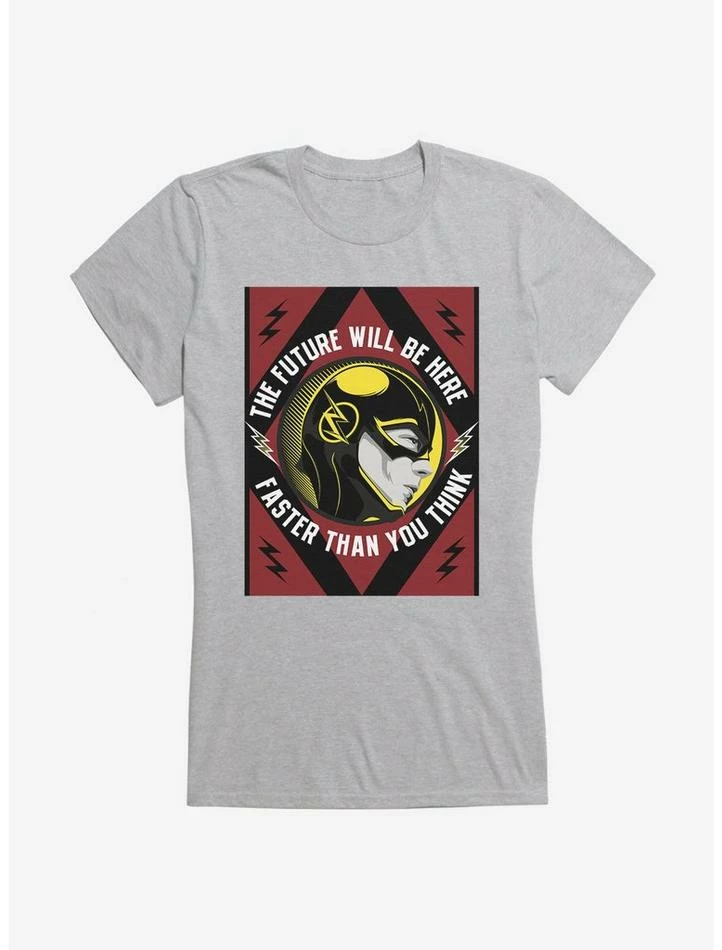Best reviews of 😉 DC Comics The Flash Faster Than You Think 👧 Girls T-Shirt 🥰 - Image 4
