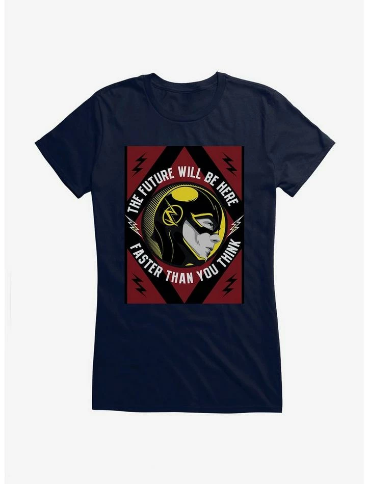 Best reviews of 😉 DC Comics The Flash Faster Than You Think 👧 Girls T-Shirt 🥰 - Image 5