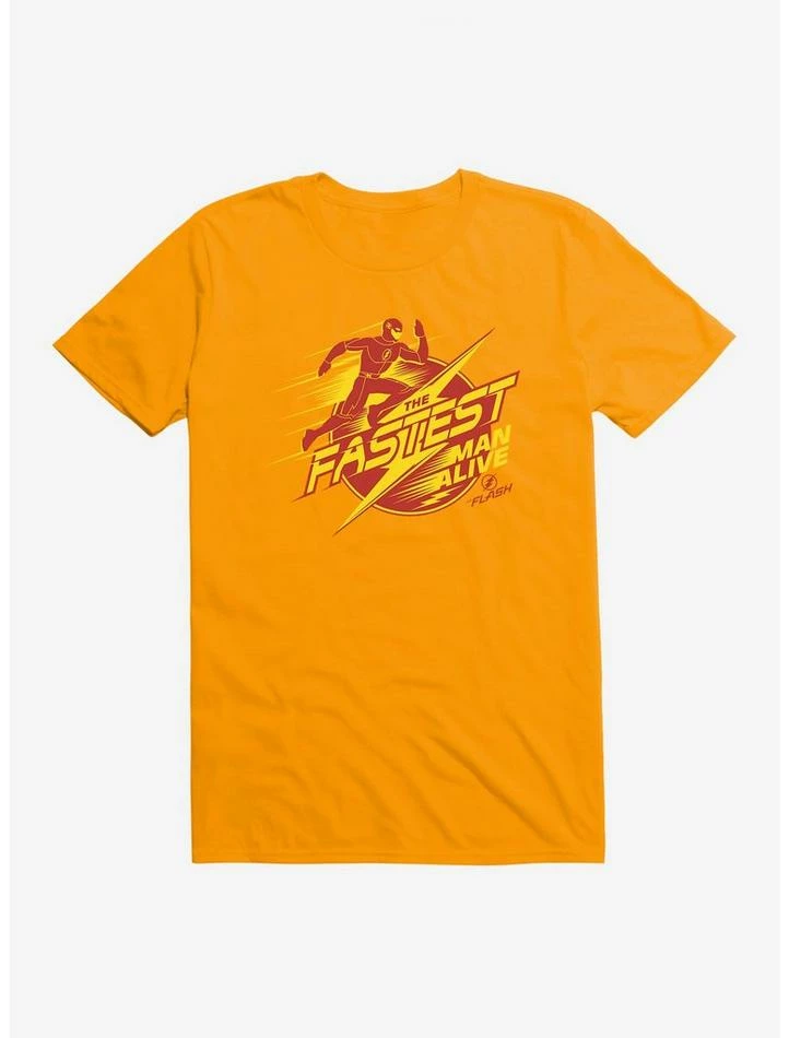 Cheapest ⌛ DC Comics The Flash Fastest Man T-Shirt 🥰 - Image 3