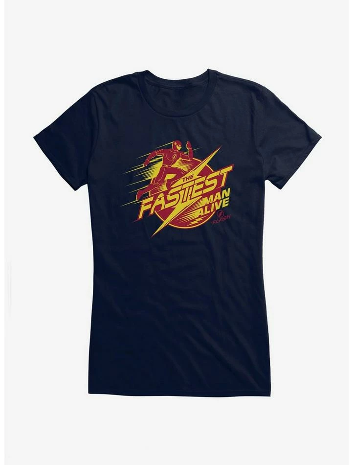 Best reviews of โจ DC Comics The Flash Fastest Man ๐ง Girls T-Shirt ๐ - Image 4