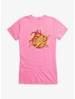 Best reviews of ✨ DC Comics The Flash Fastest Man 👧 Girls T-Shirt 👍