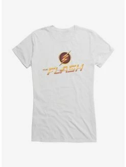 Wholesale 😉 DC Comics The Flash Lightning Logo 👧 Girls T-Shirt 🤩