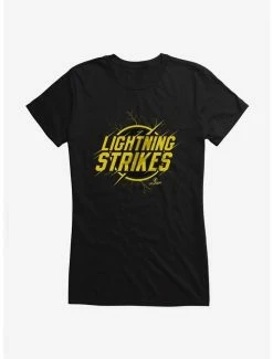 Flash Sale ❤️ DC Comics The Flash Lightning Strikes 👧 Girls T-Shirt 🌟