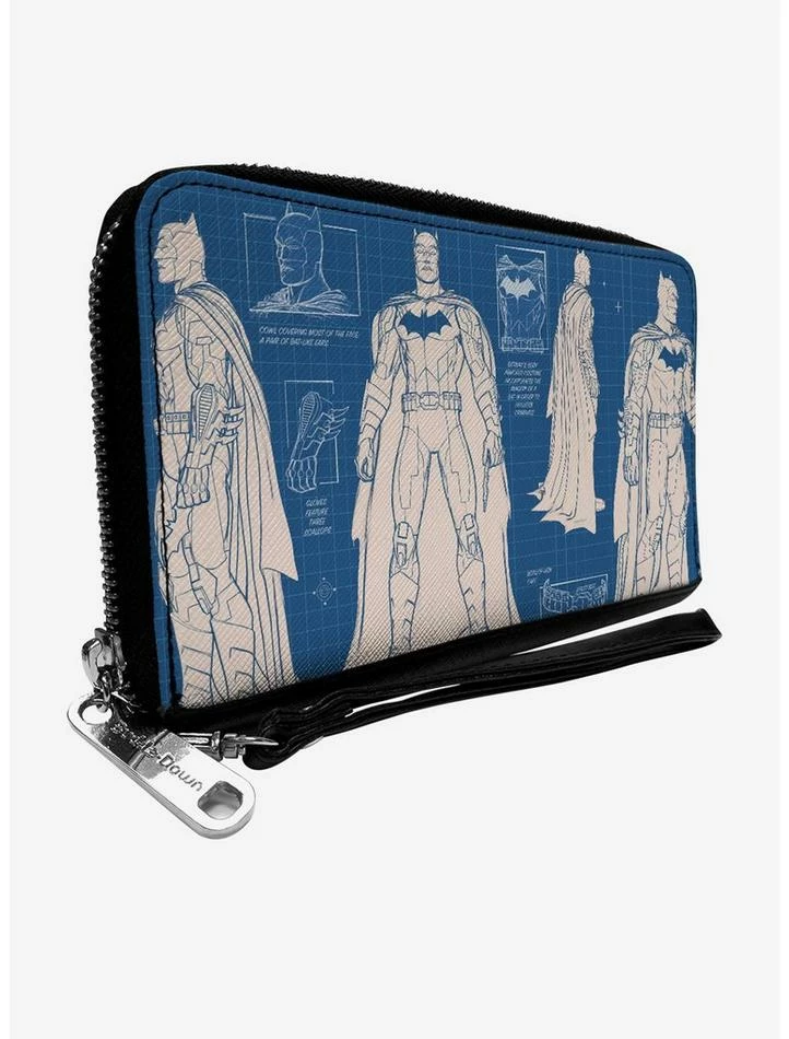 Brand new 🔥 DC Comics Batman Blueprint Poses Zip Around Wallet 🤩
