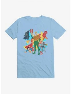 Outlet 🧨 DC Comics Justice League Heroes Group T-Shirt 🥰
