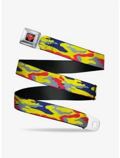 Best Sale ✔️ DC Comics Superman Camo Seatbelt Belt 🤩
