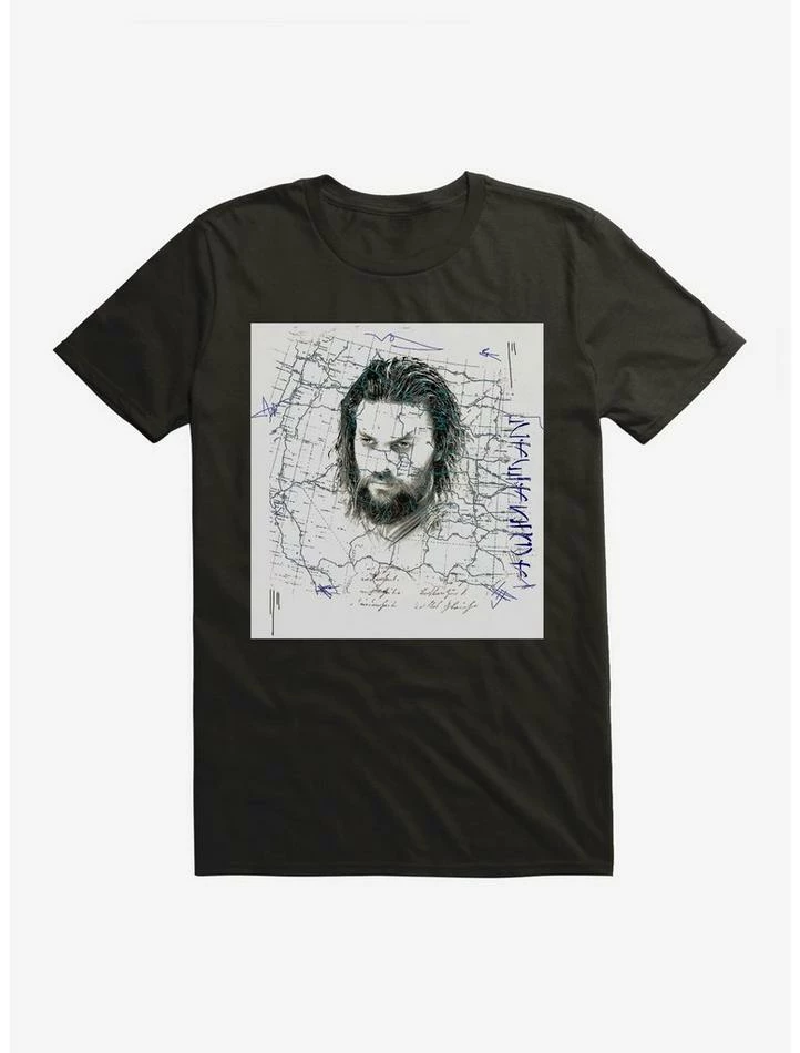 Discount ๐ฅ DC Comics Aquaman Hero Sketch T-Shirt ๐