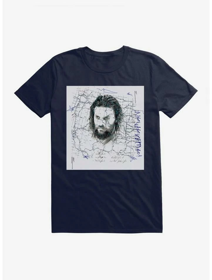 Discount ๐ฅ DC Comics Aquaman Hero Sketch T-Shirt ๐ - Image 5