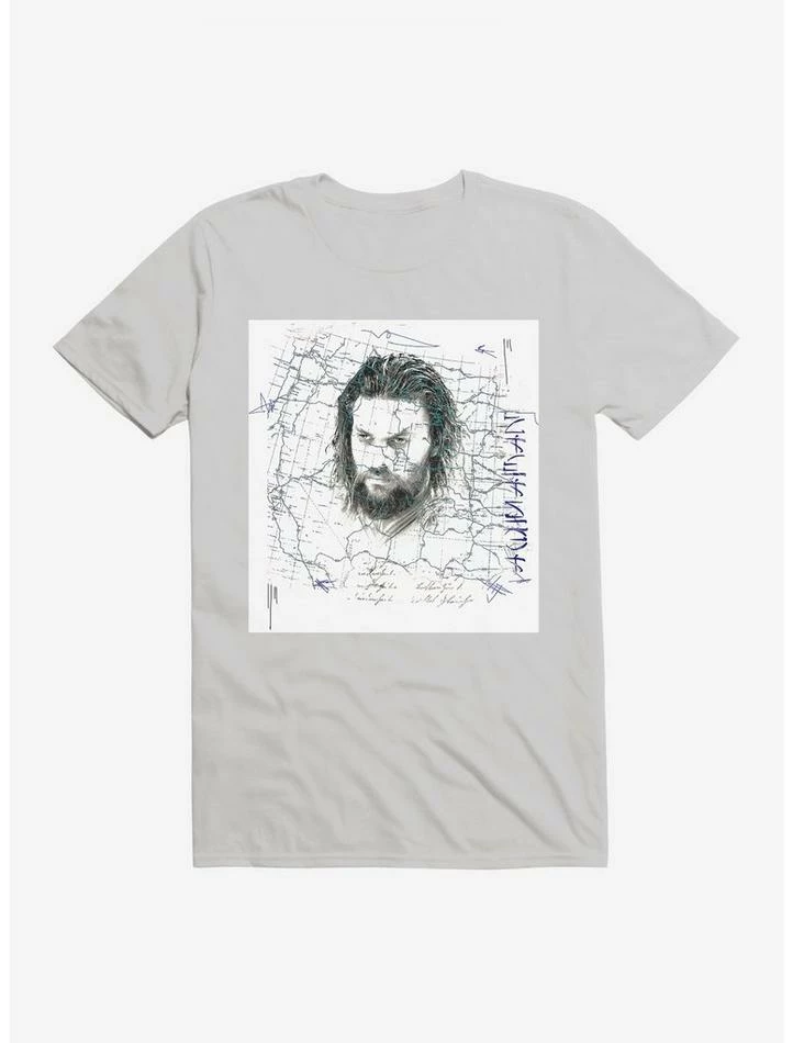 Discount ๐ฅ DC Comics Aquaman Hero Sketch T-Shirt ๐ - Image 6