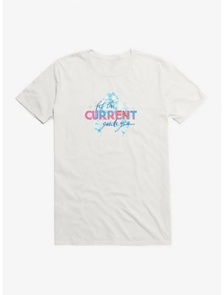 Buy 🤩 DC Comics Aquaman Let The Current Guide You T-Shirt 😉 - Image 6