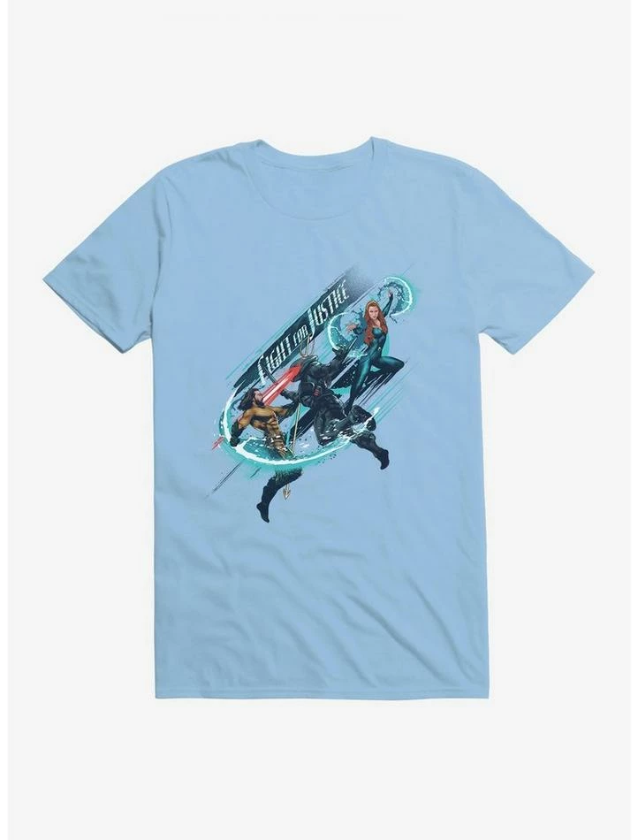 Best Sale 😉 DC Comics Aquaman Fight For Justice T-Shirt 😍 - Image 4