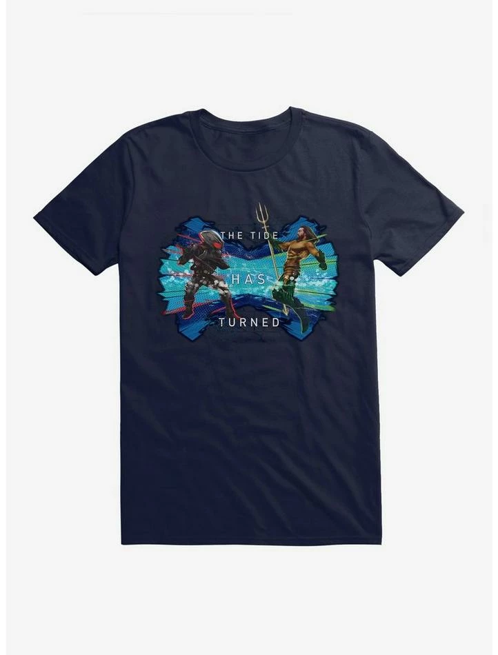 Buy 🥰 DC Comics Aquaman The Tide Has Turned T-Shirt 🛒