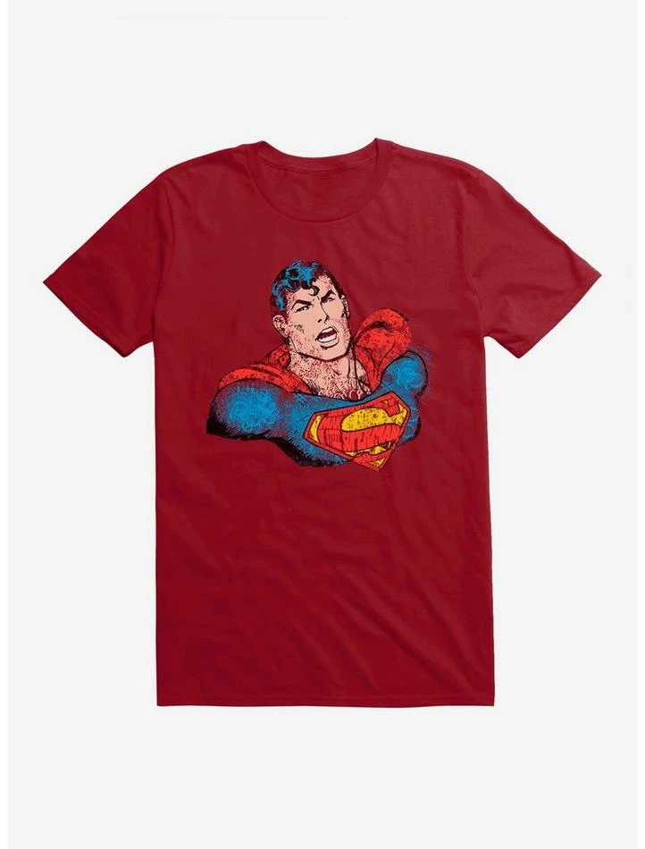 New ⭐ DC Comics Superman Comic Art T-Shirt 😉