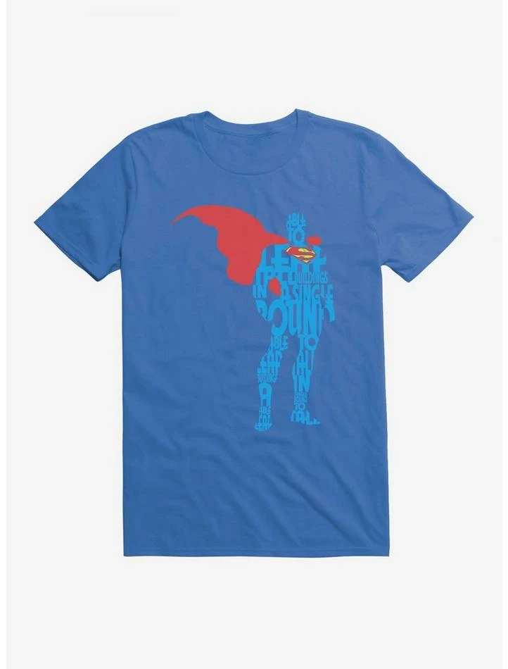 Budget ✔️ DC Comics Superman Comic Script Silhouette T-Shirt 😍 - Image 5