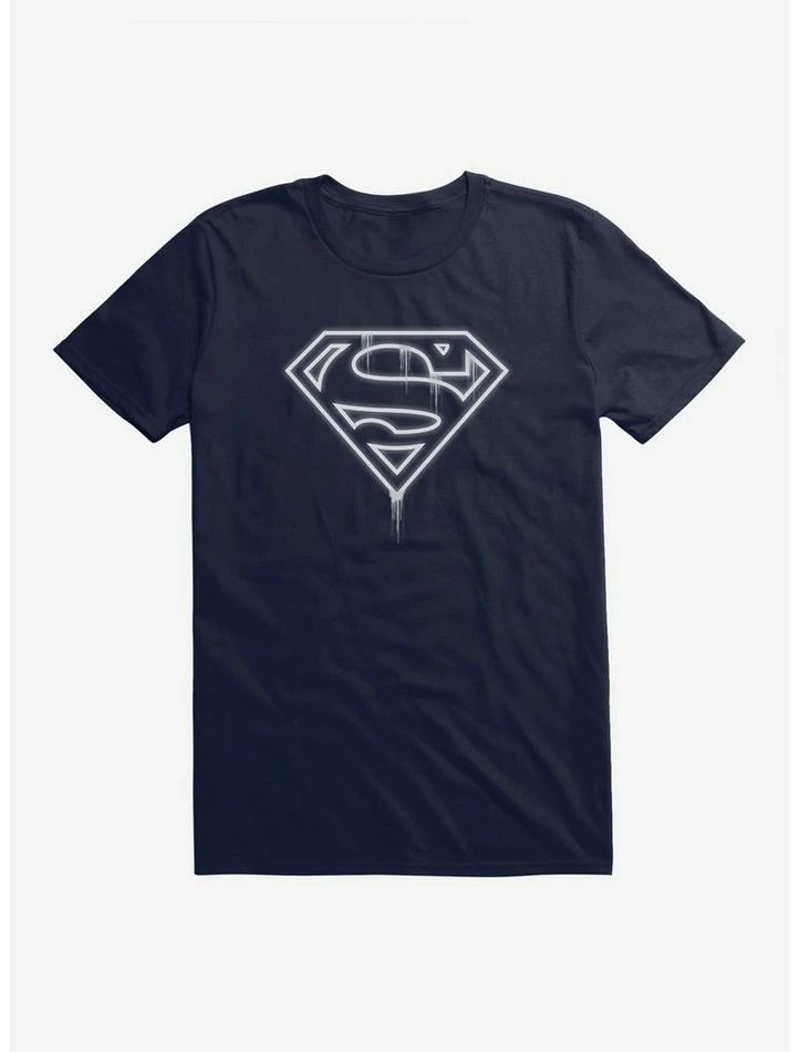 Best Pirce 👏 DC Comics Superman Ink Logo T-Shirt 😀 - Image 6