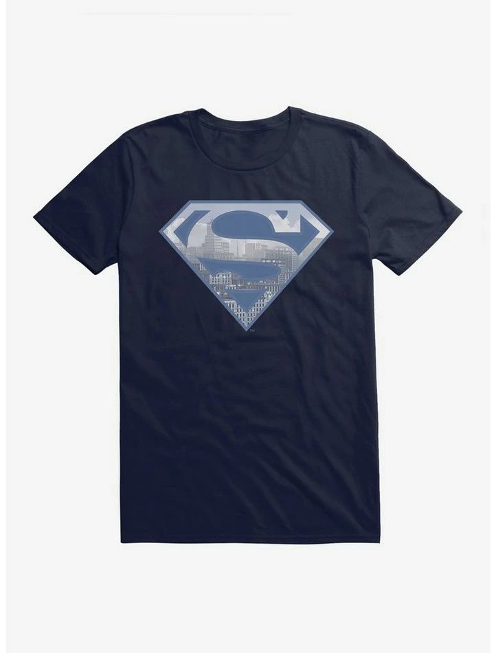 Promo ๐งจ DC Comics Superman Metropolis Logo Silhouette T-Shirt ๐ฏ - Image 6