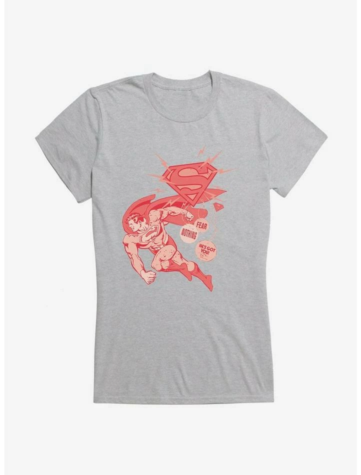 Cheapest ๐ DC Comics Superman Fear Nothing ๐ง Girls T-Shirt ๐ฅ - Image 3