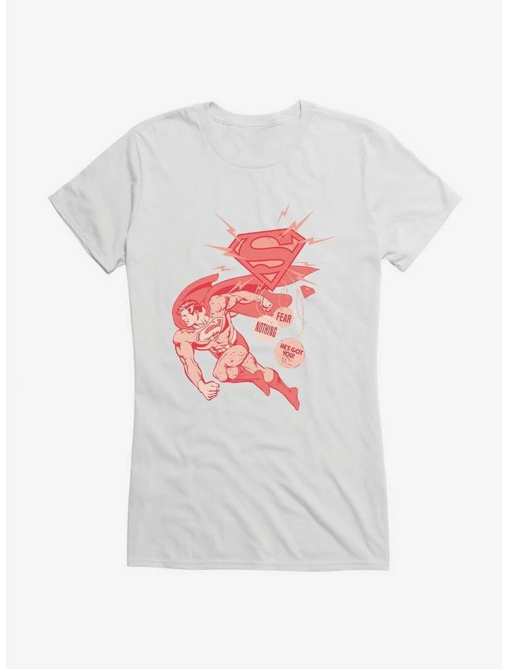 Cheapest ๐ DC Comics Superman Fear Nothing ๐ง Girls T-Shirt ๐ฅ - Image 6