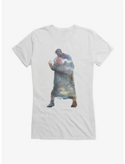 Best Pirce ✔️ DC Comics Superman Metropolis Silhouette 👧 Girls T-Shirt 👏