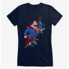 Coupon 😀 DC Comics Superman Soaring Higher 👧 Girls T-Shirt 🤩