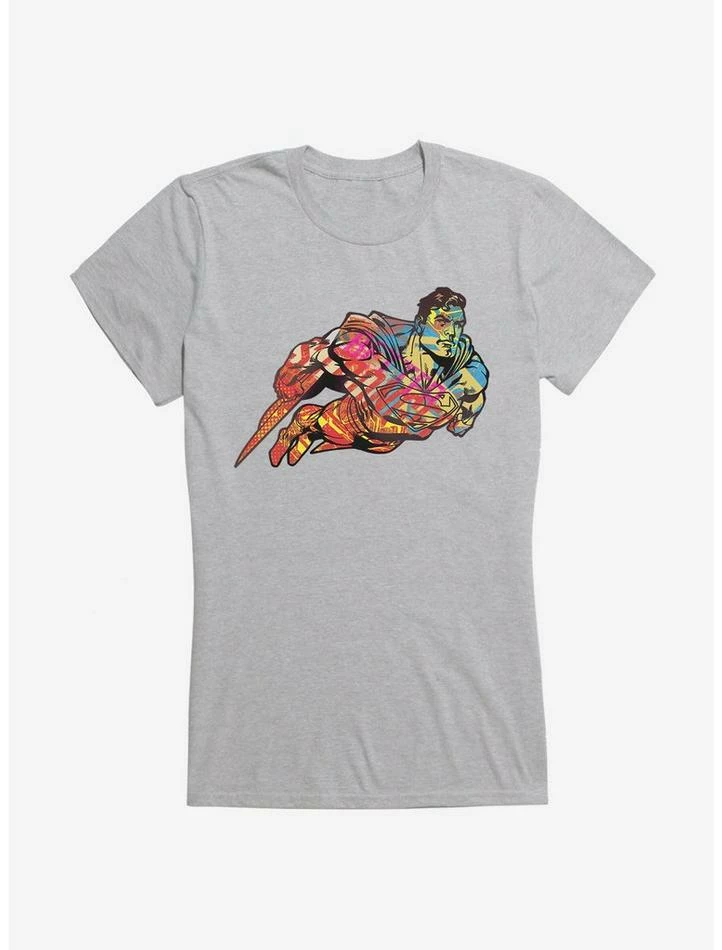 Top 10 โค๏ธ DC Comics Superman Tie Dye Flight ๐ง Girls T-Shirt ๐ - Image 3
