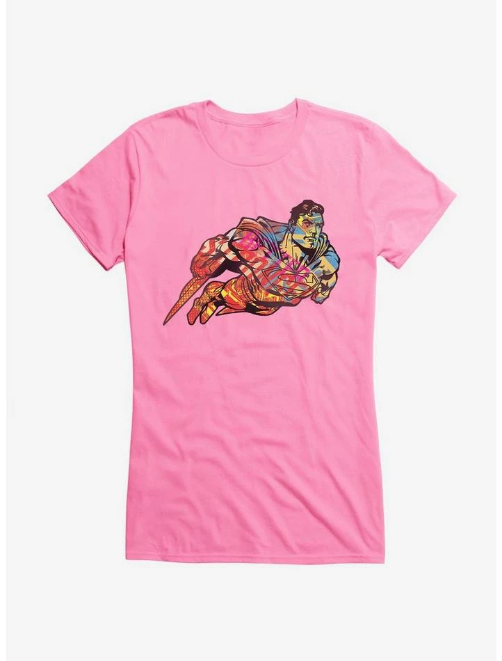 Top 10 โค๏ธ DC Comics Superman Tie Dye Flight ๐ง Girls T-Shirt ๐ - Image 5