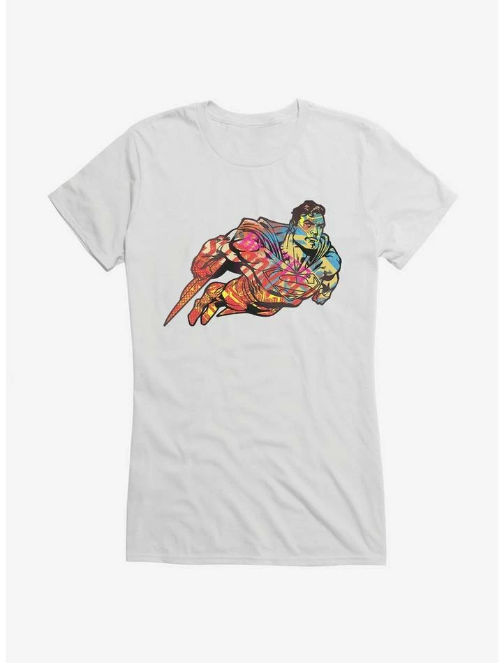 Top 10 โค๏ธ DC Comics Superman Tie Dye Flight ๐ง Girls T-Shirt ๐ - Image 6