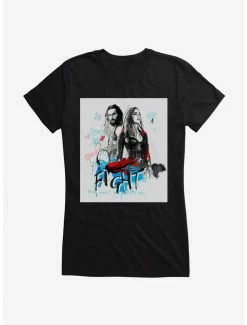 Cheap ⭐ DC Comics Aquaman Fight 👧 Girls T-Shirt 🌟