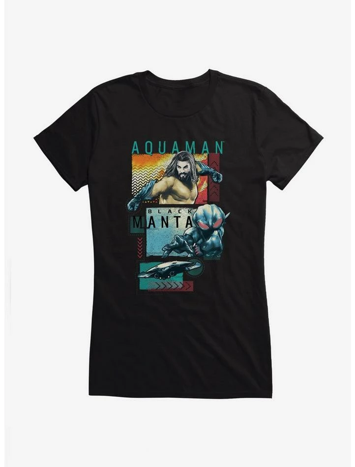 Best deal 🔥 DC Comics Aquaman Black Manta 👧 Girls T-Shirt ✨ - Image 2