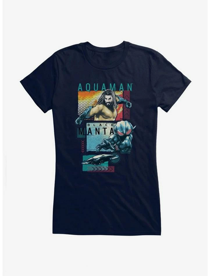 Best deal 🔥 DC Comics Aquaman Black Manta 👧 Girls T-Shirt ✨ - Image 5