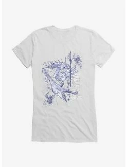 Best deal 🥰 DC Comics Aquaman Icon Sketches 👧 Girls T-Shirt 🥰