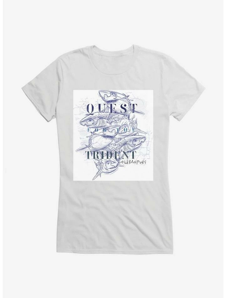 Coupon ๐ฅ DC Comics Aquaman Quest For The Trident ๐ง Girls T-Shirt ๐