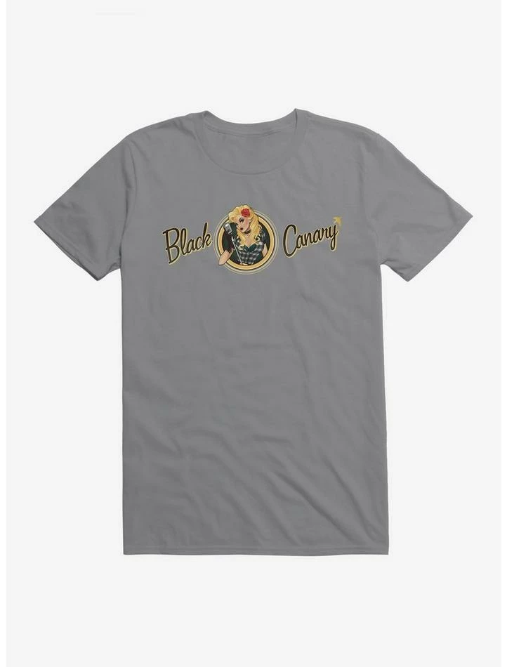 Best Pirce ❤️ DC Comics Bombshells Black Canary Script T-Shirt 🎉