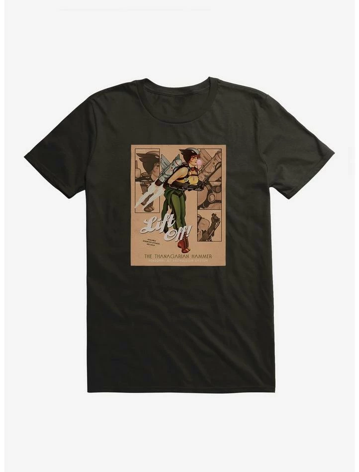 Hot Sale ✨ DC Comics Bombshells Hawkgirl Lift Off T-Shirt 🎉 - Image 2
