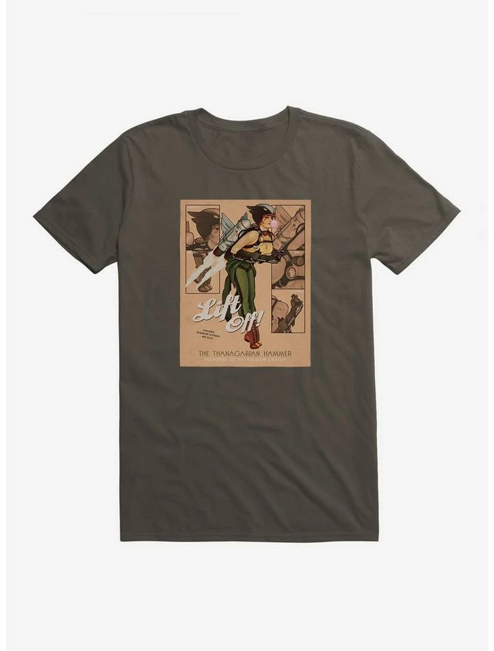 Hot Sale ✨ DC Comics Bombshells Hawkgirl Lift Off T-Shirt 🎉 - Image 5