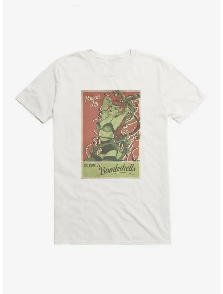 Deals 😉 DC Comics Bombshells Poison Ivy Pin Up T-Shirt 🔔 - Image 6