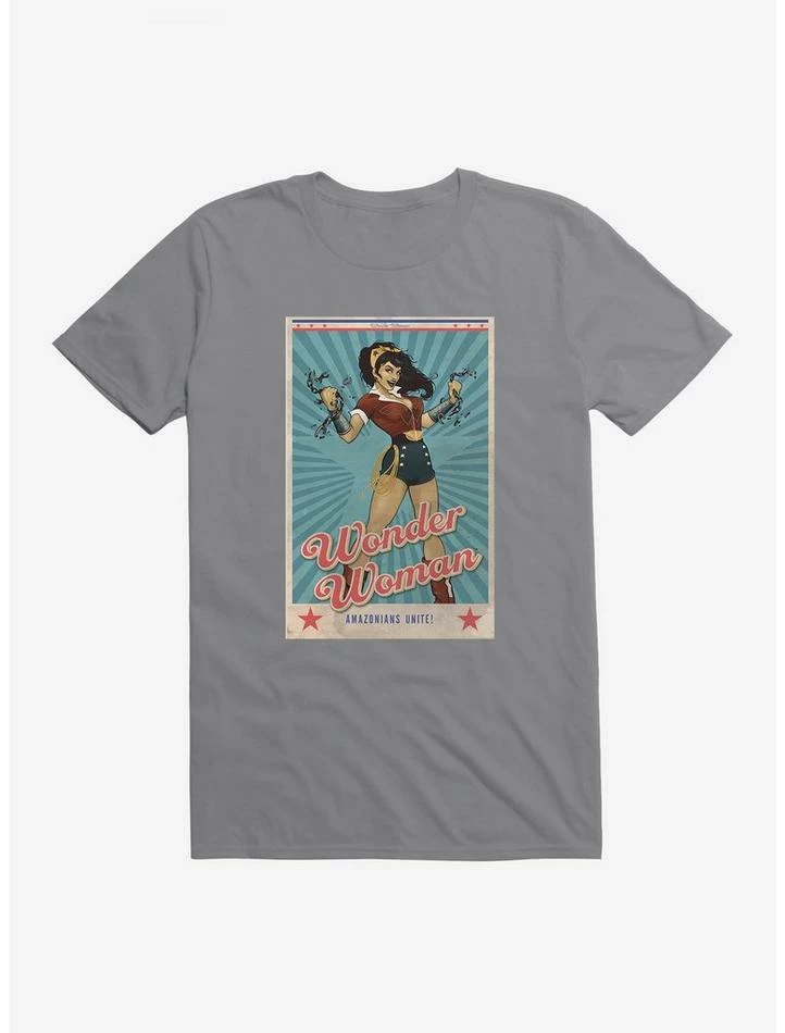 Outlet ⭐ DC Comics Bombshells Wonder 👩 Woman Amazonians Unite T-Shirt 😀 - Image 3