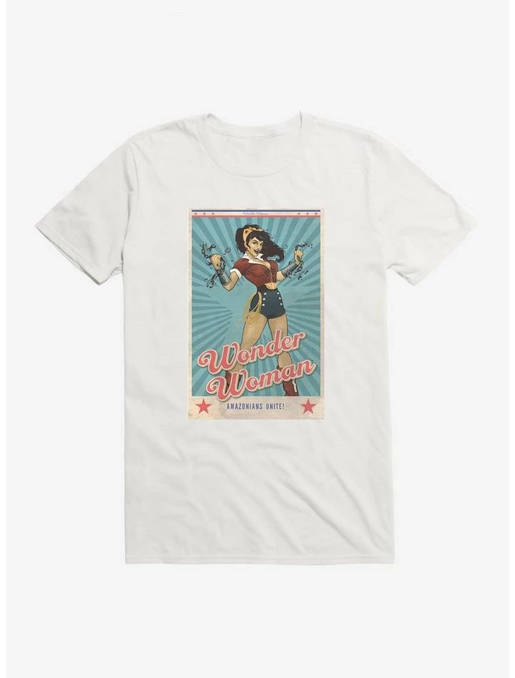 Outlet ⭐ DC Comics Bombshells Wonder 👩 Woman Amazonians Unite T-Shirt 😀 - Image 6