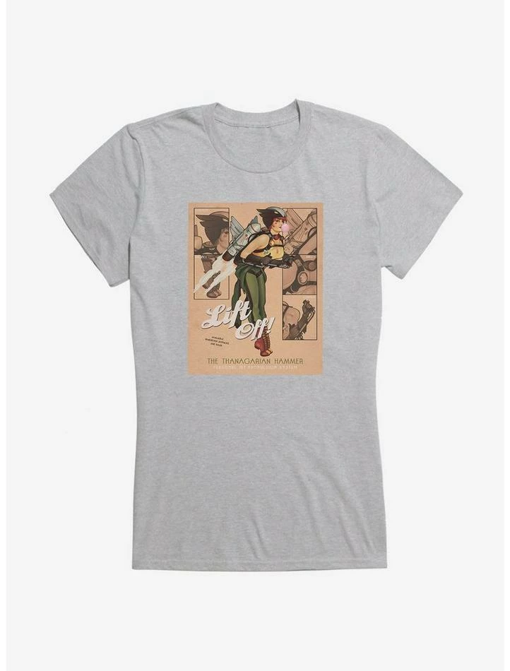 Promo ๐ DC Comics Bombshells Hawkgirl Lift Off ๐ง Girls T-Shirt ๐ฏ