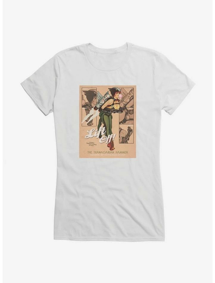 Promo ๐ DC Comics Bombshells Hawkgirl Lift Off ๐ง Girls T-Shirt ๐ฏ - Image 6