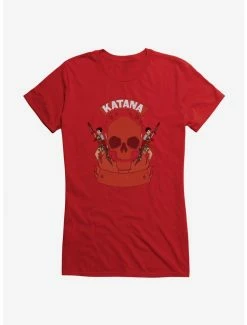 Brand new 💯 DC Comics Bombshells Katana Skull 👧 Girls T-Shirt 💯