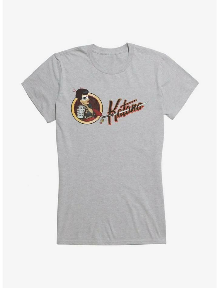 Discount โจ DC Comics Bombshells Katana Script ๐ง Girls T-Shirt ๐ - Image 3